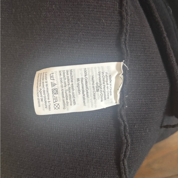 J. Crew Women's Sweater Blazer on Black Cotton Size Small Chic Minimalist - Picture 3 of 3